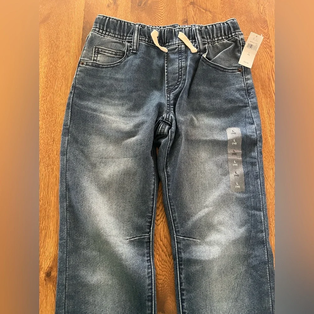 NWT Boys Gap Kids Pull-on stretch slim leg denim jeans in Boys size L